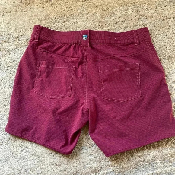 Kuhl Strattus Shorts Claret Athletic Hiking Active Outdoors: 10 - Picture 10 of 12
